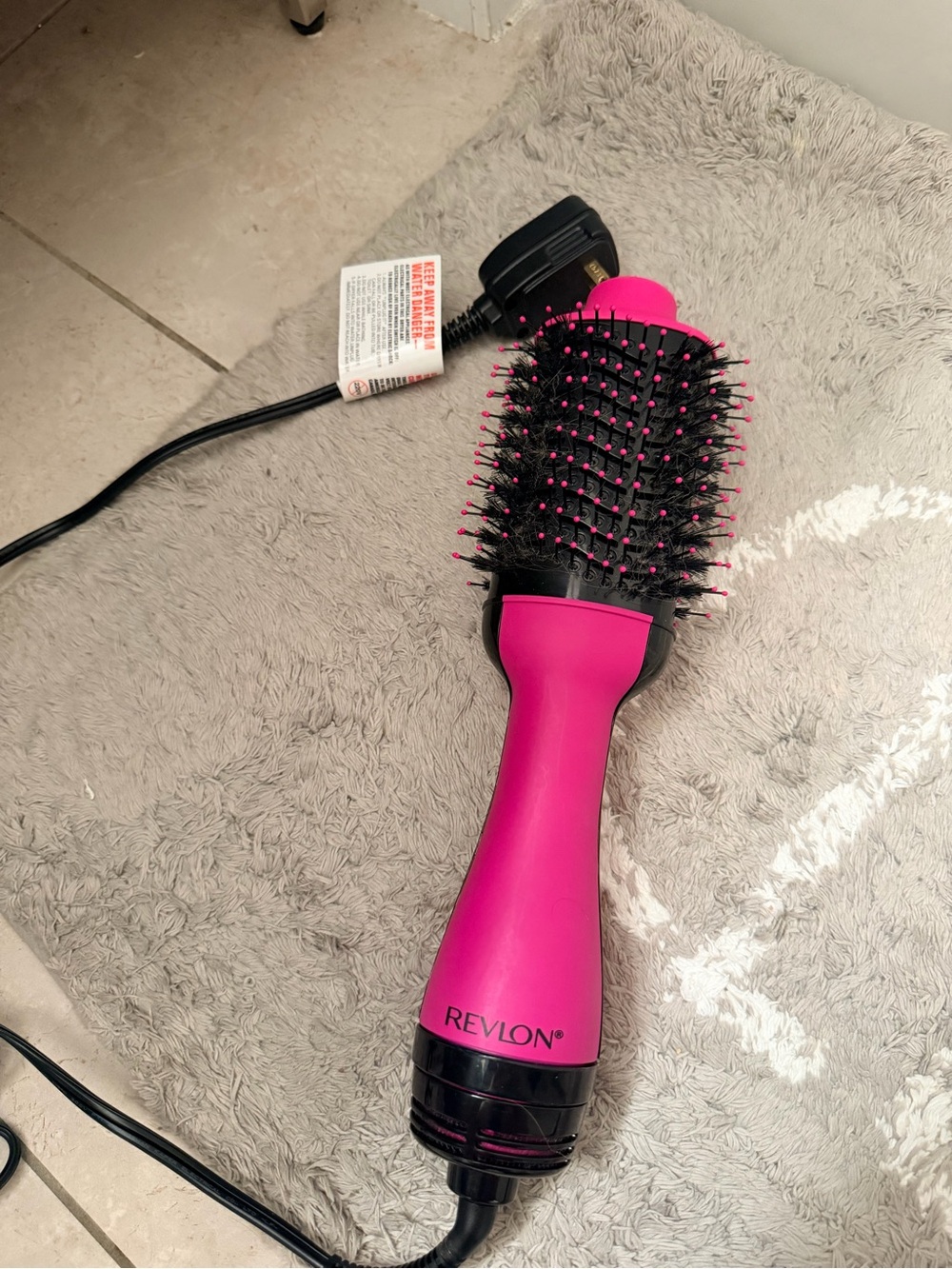 Revlon Hot Air Brush in Bright Pink and Black